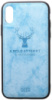 Чехол-накладка TOTO Deer Shell With Leather Effect Case Apple iPhone XS Max Blue