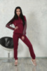 Костюм спортивний жіночий «Mystery» оптом | Норма і батал | Розпродаж моделі 42-44, Бордовий