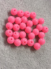 Бусины акриловые / 8 мм / цена за 20 шт/ малиновый