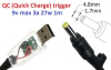 Переходник для роутера 9v (3a, 27w) 4.8x1.7mm 1.2m з USB Type-A (male) Quick Charge QC тригер (A class) 1 день гар.