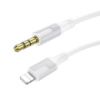 Аудіокабель BOROFONE BL19 iP to 3.5mm male, TPE, 1m, White (6941991108570)