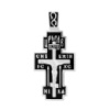 Серебряный крестик CatalogSilver с емаллю (2156710)