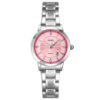 Жіночий годинник Skmei 1819SIPK Silver-Pink зі сріблястим браслетом та рожевим циферблатом