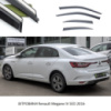Дефлектори вікон Renault Megane IV SED 2016- П\К «FLY» (нерж. сталь 3D) BRNMG1623-W/S (41)