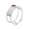 Серебряное кольцо CatalogSilver с натуральным гранатом 0.56ct, вес изделия 4,05 гр (2166276) 19 размер