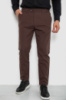 Штани чоловічі класичні однотонні, колір коричневий, 157RU06-007