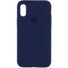 Чохол для iPhone XR Silicone Case Full Protective (AA) (Синій / Deep navy) - купити в SmartEra.ua