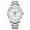 Чоловічий годинник Pagani Design PD-1693 Silver-White з сапфіровим склом та механікою Pearl DG5833GMT