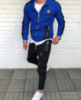 Модний синій спортивний костюм Plein | 5-403