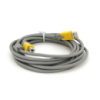 Кабель USB 2.0 V-Link AM/BM, 3.0m, 1 феррит, Grey/Yellow, Q100