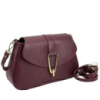 Кросбоді жіноче шкіряне бордове Італія 73000BO