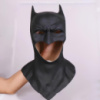 Маска Бэтмен (Batman) RESTEQ — взрослая латексная маска-шлем из резины, реалистичный костюмный аксессуар для косплея, вечеринки и