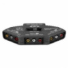 Комутатор AV COMMUTATOR 3 Way Port Audio Video AV RCA Switch Selector Box Splitter 3 RCA Cable