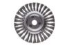 Щітка дискова Intertool 180 мм плетені (BT-7180)
