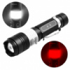 Фонарь Police X5 - T6 , zoom, 1x18650, ЗУ micro USB, светильник, зажим, BOX