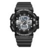Чоловічий спортивний годинник Sanda 3129 Black-White з електронним механізмом та водозахистом 50 м