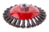 Щітка конусна Intertool 125 мм плетені (BT-4125)