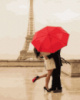 Картина за номерами «Побачення під дощем» 40х50см