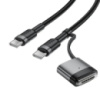 Кабель Acefast C22-05 Type-C to Type-C магнитный black