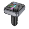 АЗП з FM-модулятором BOROFONE BC50  Ascenso PD20W+QC3.0 car BT FM transmitter Black (6941991115257)