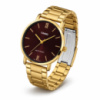 Чоловічий годинник Casio MTP-VT01G-5B кварцовий у золотистому корпусі з коричневим циферблатом