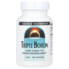 Бор потрійний, 3 мг, Triple Boron, Source Naturals, 100 капсул