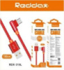 Кабель USB/TYPE-C REDDAX RDX-310L круглий тканинний GRAY (1 м)