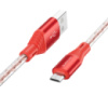 Кабель Borofone BX96 USB to MicroUSB 1m red