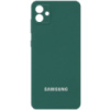 Чохол Silicone Cover Full Camera (AA) для Samsung Galaxy A04, Зелений / Pine green - купити в SmartEra.ua