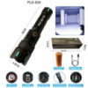 Фонарь ручной аккумуляторный PLD-509 power bank, Фонарик тактический аккумуляторный ручной, яркий фонарик