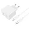 Мережевий Зарядний Пристрій Hoco CS13A 1USB-C PD/QC 20W+Type-C to Lightning