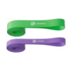 Резинові петлі для тренувань U-POWEX UP_1072 Power Band набір 2шт. Purple/Green (16-57kg)