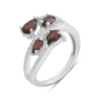 Серебряное кольцо CatalogSilver с натуральным гранатом 2.325ct, вес изделия 3,4 гр (2182023) 17.5 размер