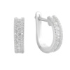 Серебряные серьги CatalogSilver с фианитами (2160960)