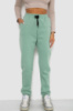 Спортивні штани жіночі на флісі, колір м'ятний, 238R57020