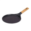 Сковорода для млинців MGC з мармуровим антипригарним покриттям 24 см, чорний