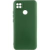 Чохол Silicone Cover Lakshmi Full Camera (A) для Xiaomi Redmi 9C, Зелений / Dark green - купити в SmartEra.ua