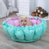 Лежанка для кота и собаки Корзина Цвет серый /мятный
