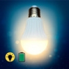 Led лампа аккумуляторная SmartCharge E27 5W, смарт лампочка на аккумуляторе - аварийная лампа