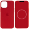 Чохол для Apple iPhone 12 Pro Max (6.7«») - Silicone case (AAA) full with Magsafe and Animation (Червоний / Red) - купити в SmartEra.ua