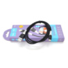 Кабель Hoco X82 silicone, iPhone-USB, 2.4A, Black, длина 1м, BOX