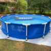 Intex 28210 366×76 см круглий каркасний басейн Metal Frame Pool синій