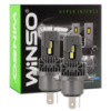 Автолампа Winso LED H4 12/24V 30Вт 3000Лм 6500K CSP3570 2шт