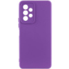 Чохол Silicone Cover Lakshmi Full Camera (A) для Samsung Galaxy A13 4G, Фіолетовий / Purple - купити в SmartEra.ua