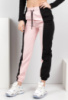 Жіночі чорно-розові спортивні брюки