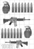 Цукрові картинки Військове (5 варіантів)