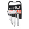Набір ключів Carlife CR-V, 8-19мм, 8шт