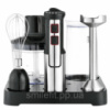 Багатофункціональний блендер 6в1 Rainberg RB-2293 1200 Вт кухонний подрібнювач ручний блендер міксер Black