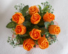 Букет из мыла «Розы» оранжевые