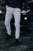 Спортивные штаны трикотаж светло- серые Nike (Найк)